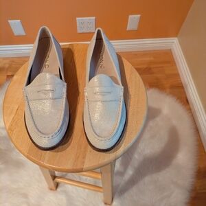 Ivory Loafers for Women